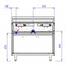 ABM2 4 FEUX 9KW PLACARD FERME