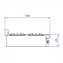 ABM5CT 2 FEUX 6 + 8 KW DESSUS SEUL