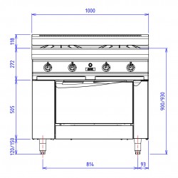 ABM2CT 4 FEUX NUS 6+8kW FOUR ELEC