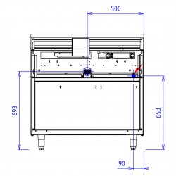 ABM1 2 FEUX 9K GCH + PC PLACARD FERME Feux à gauche