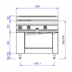 CAPIC - 2 FEUX 9K GCH + PC - ABM1 - FOUR ELEC