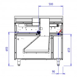 CAPIC - 2 FEUX 9K GCH - ABM1 + PC FOUR GAZ