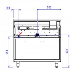 CAPIC 2 FEUX 9K DRT + PC - ABM1 - PLACARD OUVERT - Feux à droite