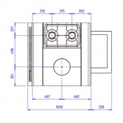 CAPIC 2 FEUX 9K DRT + PC - ABM1 - FOUR ELEC - Feux à droite