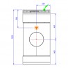 CAPIC - 1 PLAQ COUP FEU 8 - ABM4 - DESSUS SEUL