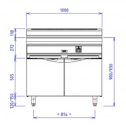 CAPIC - 1 PLAQ COUP FEU 10 - ABM4 - PLACARD FERME