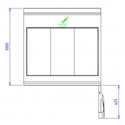 CAPIC - 3 PLAQ COUP FEU EL - ABM4E - PLACARD FERME