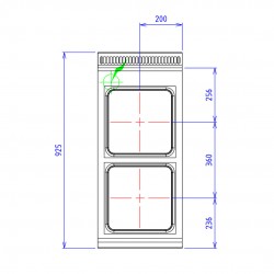 CAPIC - 2 PLAQ ELEC CARREES - ARMEN AM7 - PLACARD OUVERT