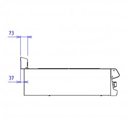 CAPIC - 4 PLAQ ELEC CARREE - CHARC ABM3 - BASCULANTES - DESSUS SEUL