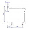 CAPIC - 4 PLAQ ELEC CARREE - CHARC ABM3 - BASCULANTES - PLACARD FERME