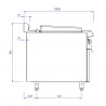 CAPIC - CHARC ABM9I INOX LISSE ELEC - PLAQUE 400X550 PLACARD FERME