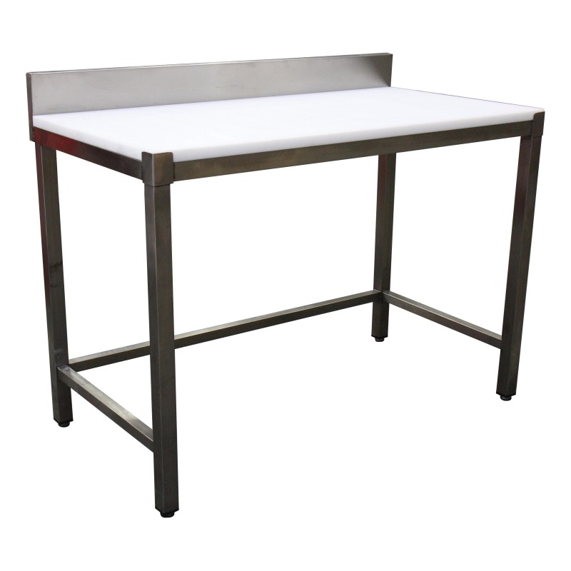 TABLE DE DECOUPE ADOSSEE INOX 304, L 1 800 P 700 H 850
