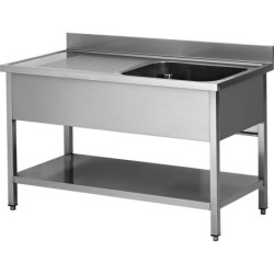 PLONGE INOX SOUDEE 1 BAC...