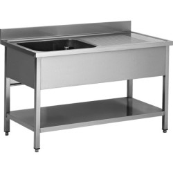 PLONGE INOX SOUDEE 1 BAC...