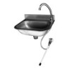 LAVE-MAINS ECO INOX AVEC DOSSERET H. 50 MM