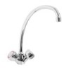 ROBINET MONOTROU, COL DE 300 MM LIVRE AVEC FLEXIBLES INOX