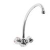 ROBINET MONOTROU, COL DE 250 MM LIVRE AVEC FLEXIBLES INOX