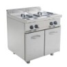 FRITEUSE ELECTRIQUE INOX 304, 2 CUVES 17+17L