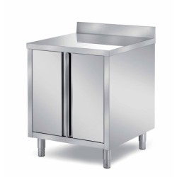 MEUBLE BAS INOX 304, ADOSSE...