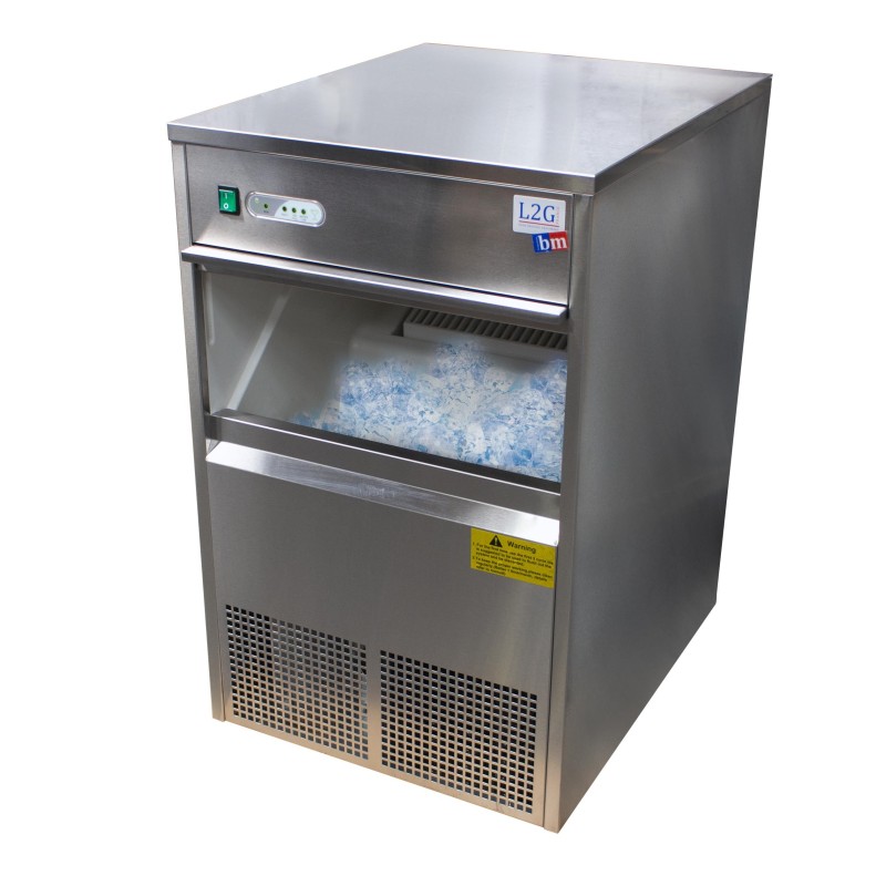 MACHINE A GLACONS CREUX, CAP. 50 KG/24H RESERVE DE 10 KG, GAZ R290A