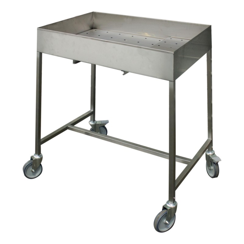 CHARIOT DE DESSOUVIDAGE INOX 304 LIVRE AVEC BAC GN 1/1 PF 100 L 900 P 600 H 1 020
