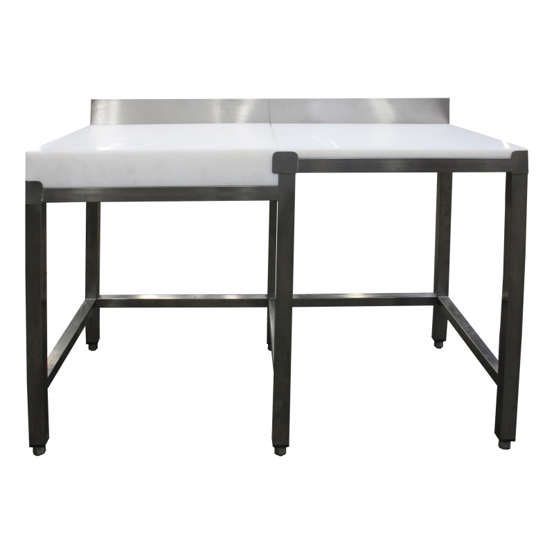 COMBINE TOUT POLY ADOSSE, BILLOT POLY 600X600X100 MM A GAUCHE L 1 500 P 600 H 850
