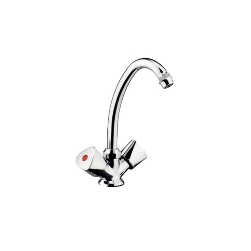 ROBINET MELANGEUR MONOTROU ECO AVEC COL DE CYGNE DE 250 MM